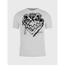 T-shirt en coton Creepy blanc