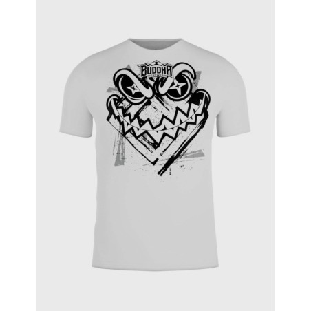 T-shirt en coton Creepy blanc