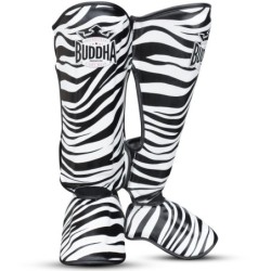 Protège-tibias Muay Thai Kick Boxing Zebra