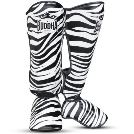 Protège-tibias Muay Thai Kick Boxing Zebra