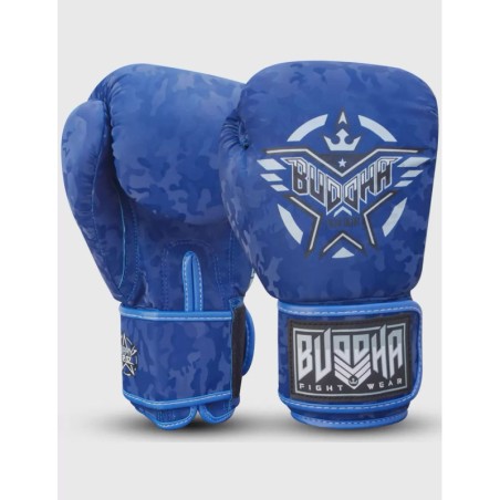 Gants de boxe Muay Thai Kick Boxing Army Bleu