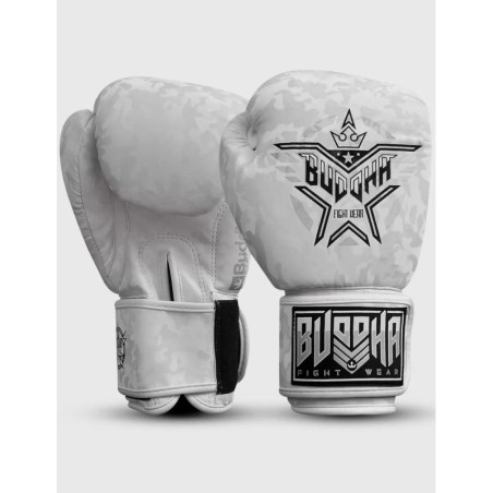 Gants de boxe Muay Thai Kick Boxing Army Blancs