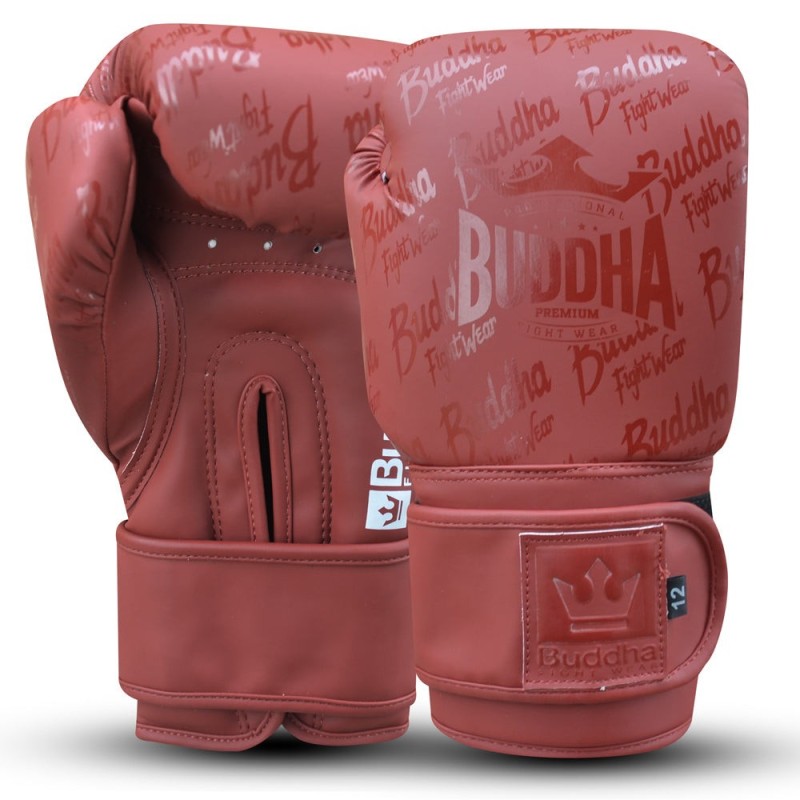 Gants de boxe Muay Thai Kick Boxing Top Premium Bordeaux Matt
