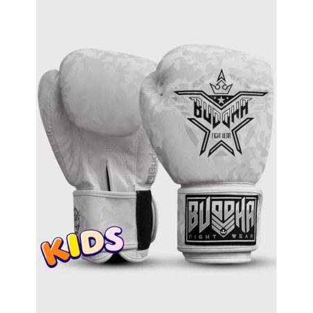 Guantes Infantiles Buddha Army Blancos