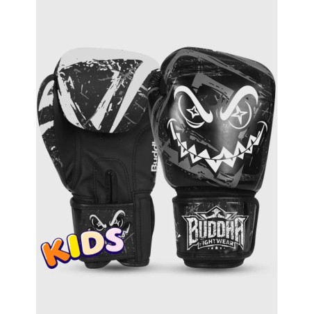 Gants pour enfants Buddha Creepy Vert Jaune Blanc