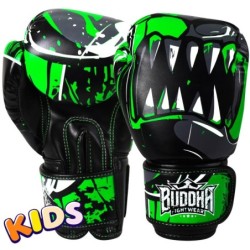 Guantes Infantiles Buddha Jaws Negro Verde