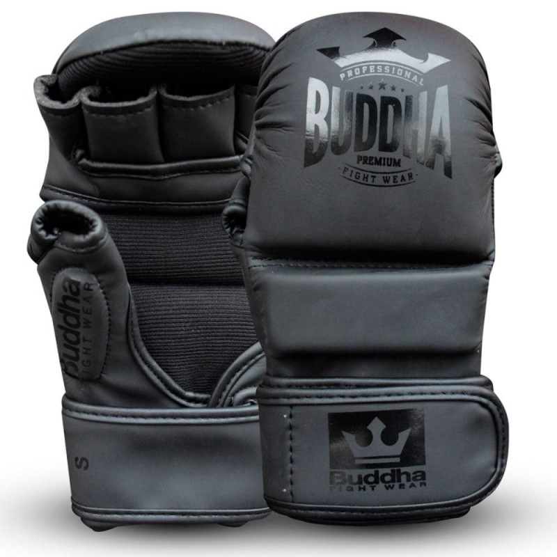 Gants MMA Buddha Amateur Compétition MMA Noir mat