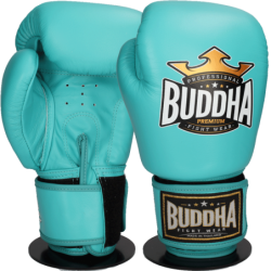 Thaïlande Gants en cuir bleu vert