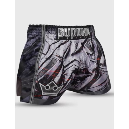 Pantalon d'entraînement et de compétition Muay Thai Buddha Urban Grey Muay Thai