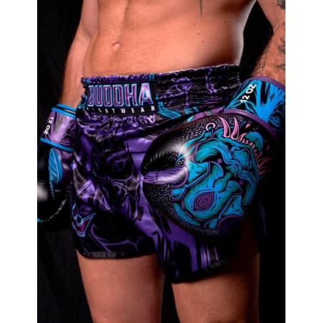 Pantalon Muay Thai Kick Boxing Buddha Luzbel