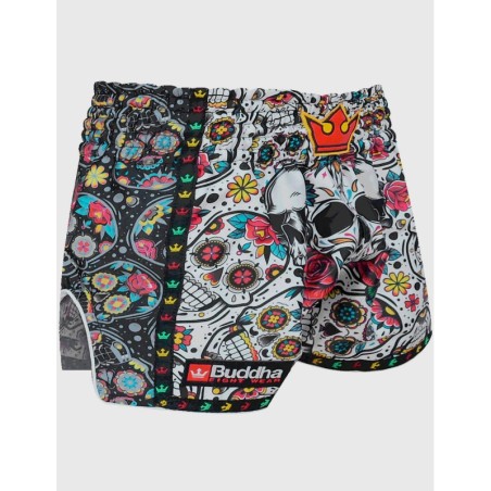 Pantalon Muay Thai Kick Boxing Buddha European Luzbel. VOIR TAILLE