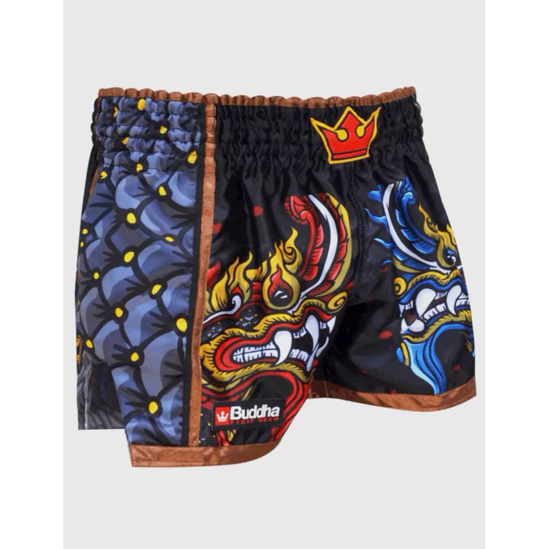 Pantalon Muay Thai Kick Boxing Buddha European Luzbel. VOIR TAILLE