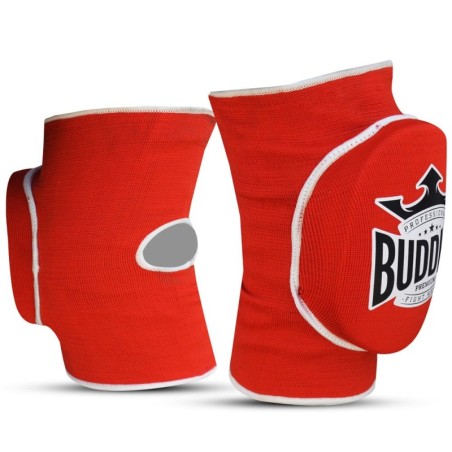 Genouillères Muay Thai Kick Boxing K1 Rouge