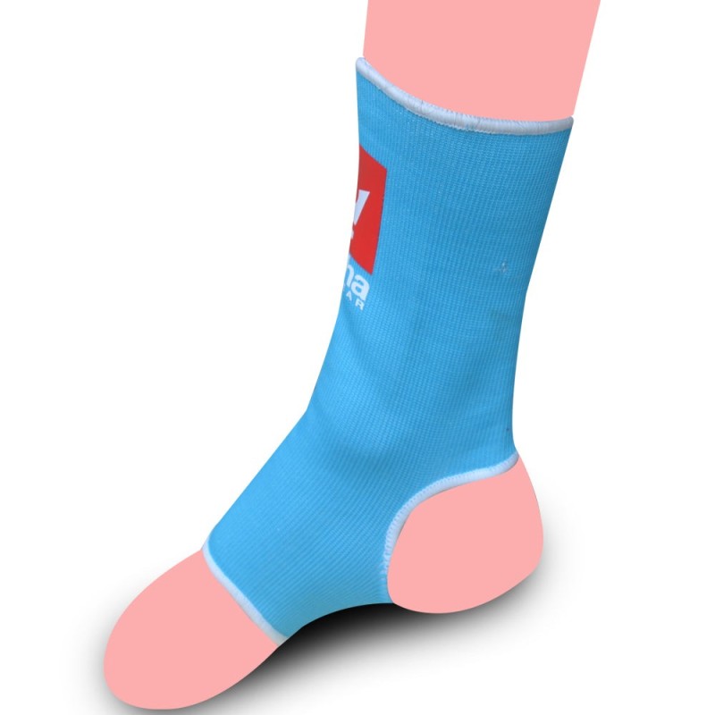 Protège-cheville Muay Thai Kick Boxing K1 MMA Bleu Bleu Cyan