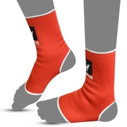 Protège-cheville Muay Thai Kick Boxing K1 MMA Rouge
