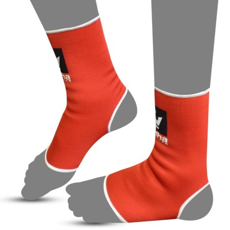 Protège-cheville Muay Thai Kick Boxing K1 MMA Rouge