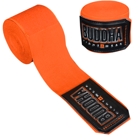 Bandage de boxe en coton semi-élastique Orange