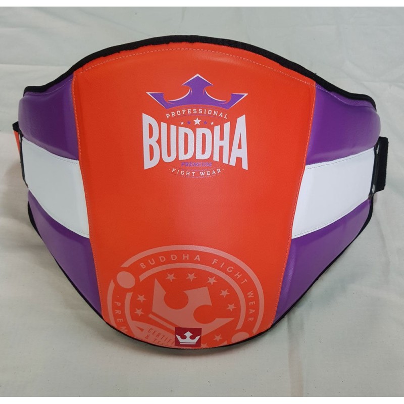 Bande ventrale professionnelle Buddha Thailand Orange-Pourpre-Blanc