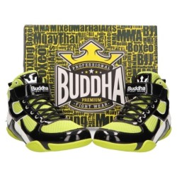 Chaussures de boxe Buddha One Yellow noires