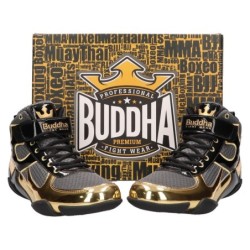 Chaussures de boxe Buddha One gris foncé-or