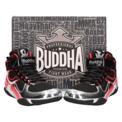 Chaussures de boxe Buddha One noir-argent