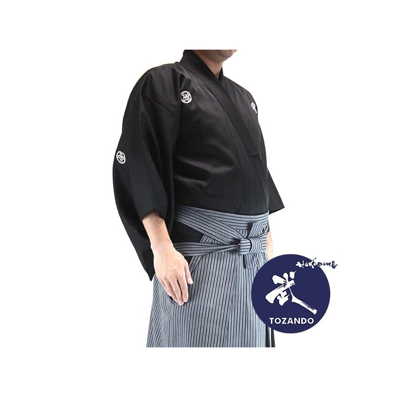 Embu Uniform Set - Heian Tailors Dogi & Striped Hakama Set