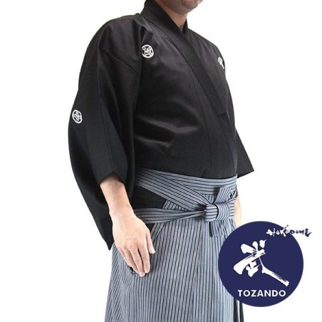 Embu Uniform Set - Heian Tailors Dogi & Striped Hakama Set