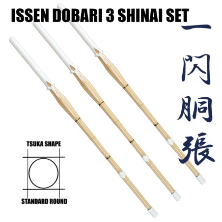 Issen Dobari Fully Furnished 3 Shinai Set