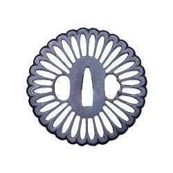 Kikka Sukashi Tsuba