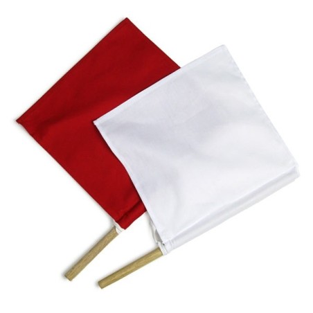 Naginata Shinpanki - Red & White Referee Flags