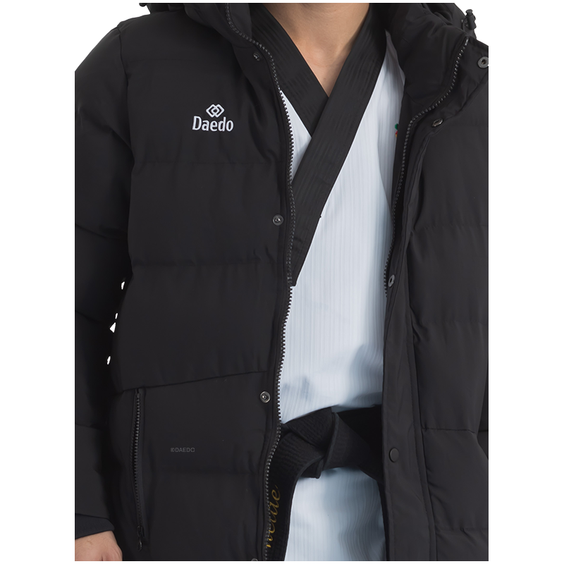 Doudoune longue – 100% Polyester, Tailles XS-XXL | Artsmartiaux.fr