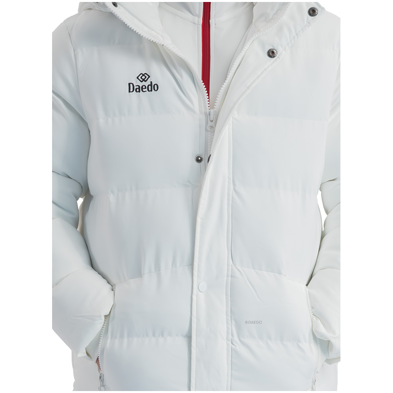 Doudoune longue – 100% Polyester, Tailles XS-XXL | Artsmartiaux.fr