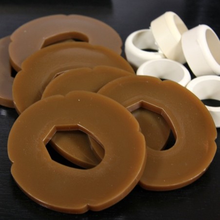 Standard Bokuto Tsuba & Tsubadome 10 pack