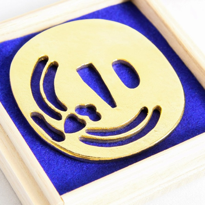 Sterling Silver Gold Plated Tombo Tsuba