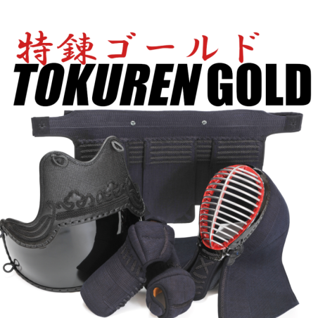 Tokuren Gold - Jissengata 6mm Cross-stitch Orizashi Bogu Set