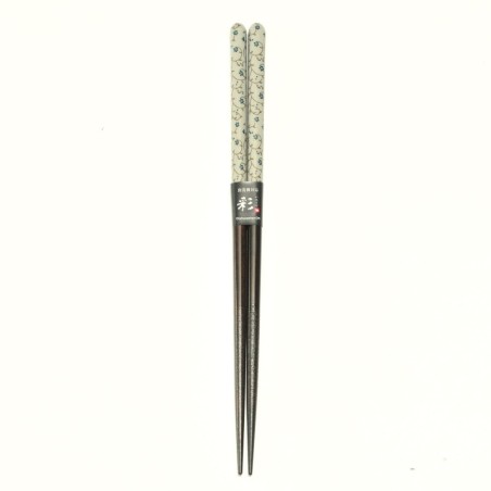 Wakasa Lacquer Chopsticks  - Pottery style Sweet Blue - 23cm