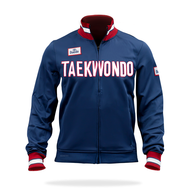 Veste Slim Taekwondo – 90% Polyester, 10% Élasthanne, Tailles XXS-XXXL | Artsmartiaux.fr