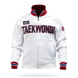 Veste Slim Taekwondo – 90% Polyester, 10% Élasthanne, Tailles XXS-XXXL | Artsmartiaux.fr