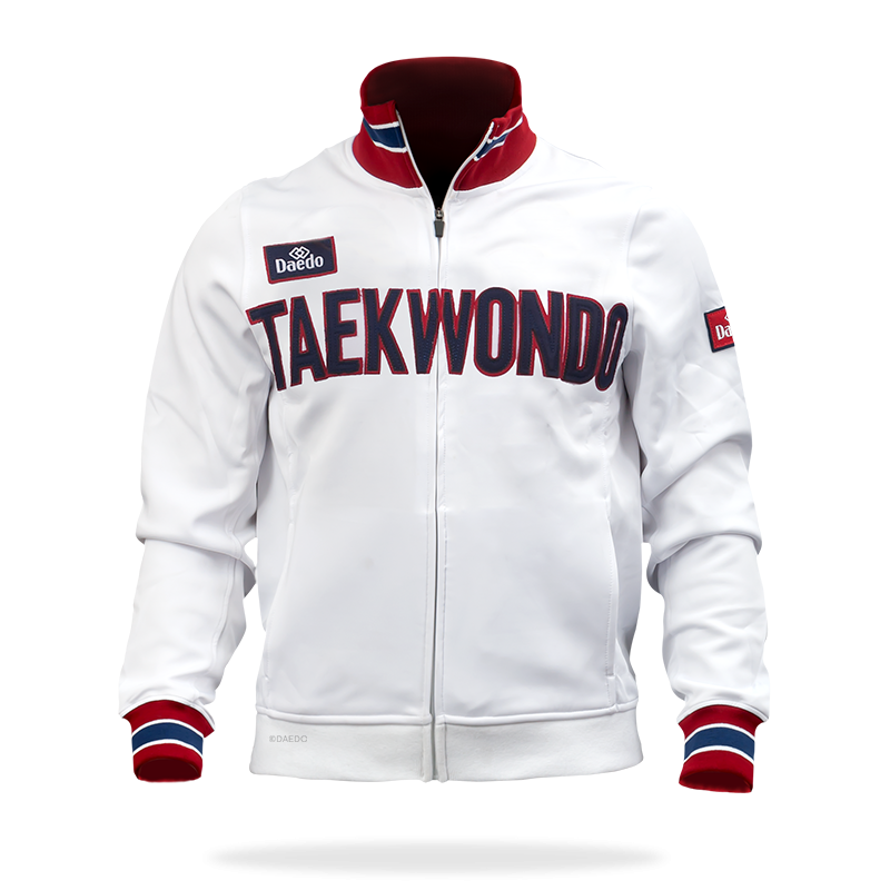 Veste Slim Taekwondo – 90% Polyester, 10% Élasthanne, Tailles XXS-XXXL | Artsmartiaux.fr