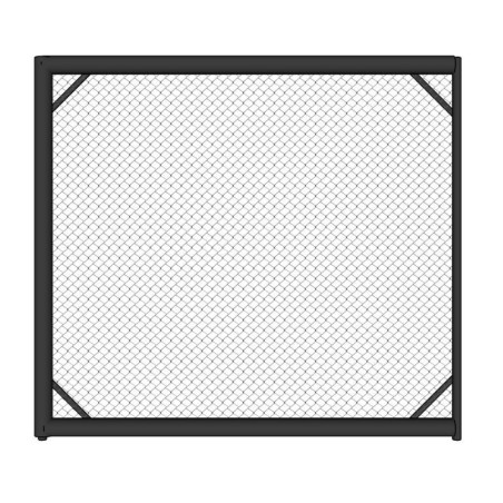 Panneau de cage MMA avec rembourrage côté gauche