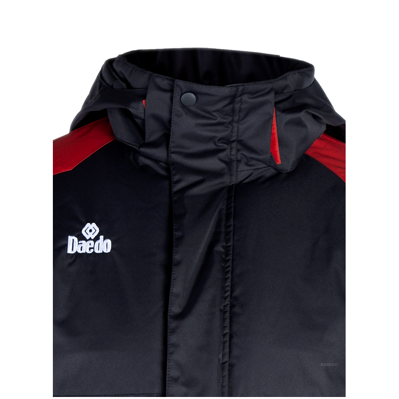 Parka Imperméable avec Capuche Rétractable – 100% Polyester, Tailles XS-XXXL | Artsmartiaux.fr