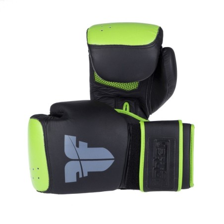 Gants de sécurité Fighter Bag - noir/vert