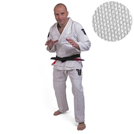 Kimono de JJB Fighter en paille de riz - blanc