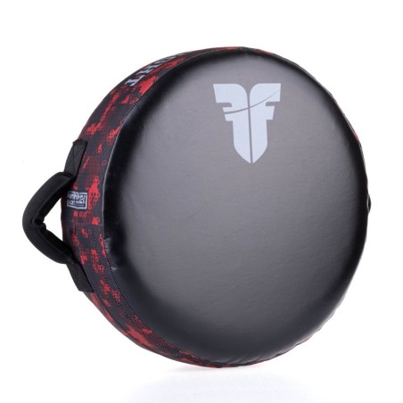 Bouclier rond de combat - La vie est un combat - camouflage rouge, FKSH-32