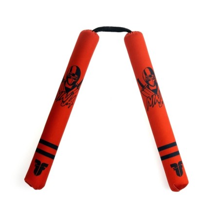Nunchaku souple de combat - Ninja - rouge