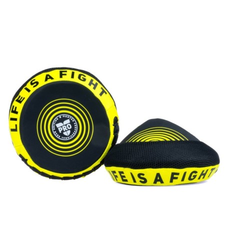 Bouclier rond Fighter Pro Small - noir/néon, FSMPR-001-NB