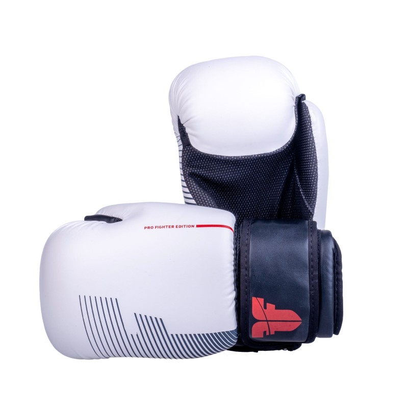Gants Fighter Open Edition Pro - blanc/noir
