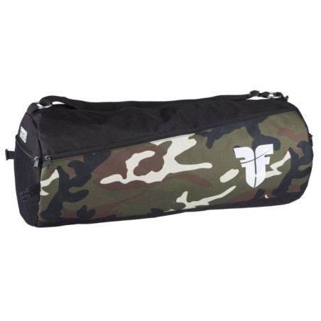 Fighter Runde Umhaengetasche - schwarz/camo - schwarz-camo