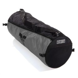 Fighter Round Shoulder Bag - black/gray - Gray