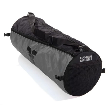 Fighter Round Shoulder Bag - black/gray - Gray